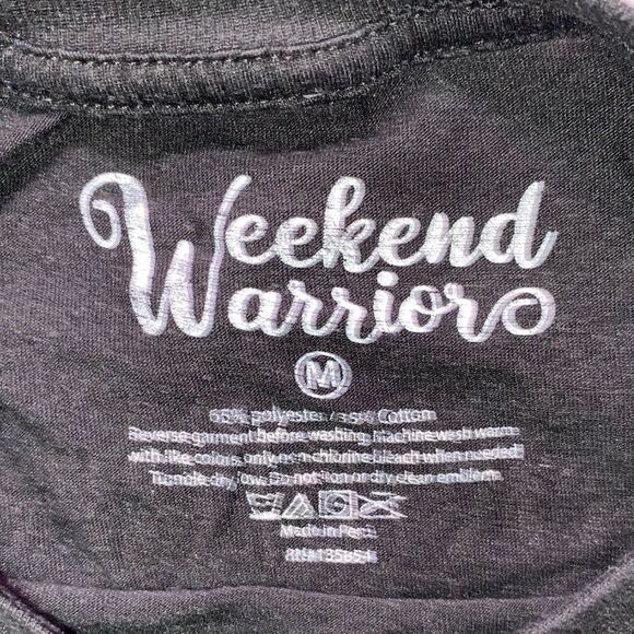 Weekend Warrior Skelton Short Sleeve Graphic Tee Size M - Picture 4 of 4